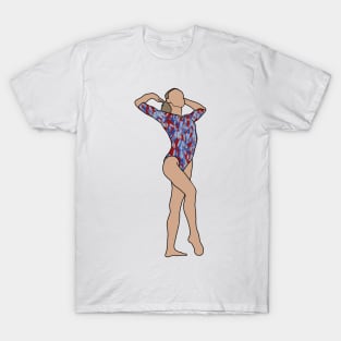 Olivia Greaves Gymnastics Drawing T-Shirt